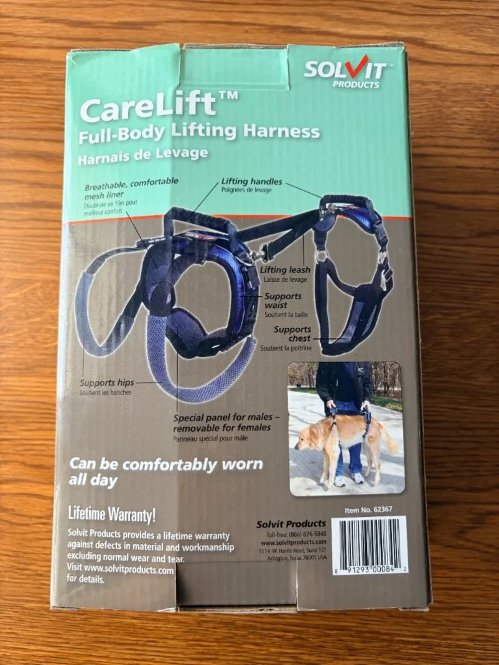 Dog training items collar lift harness